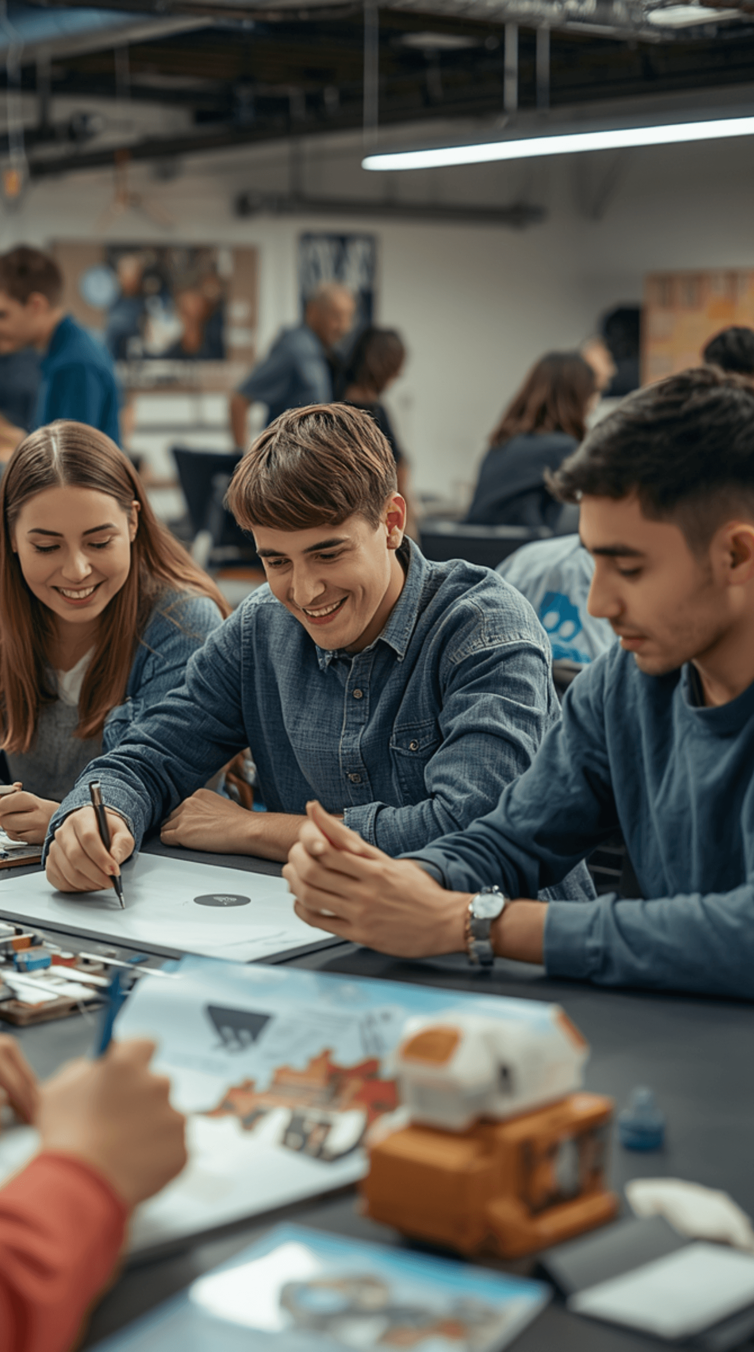 Grupo a colaborar em projeto de inovação educativa